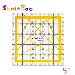 1pc Square Acrylic Sewing Ruler Quilters Fabric Cutting Rulers for Quilting, Measuring, Cutting, and Sewing Square Ruler