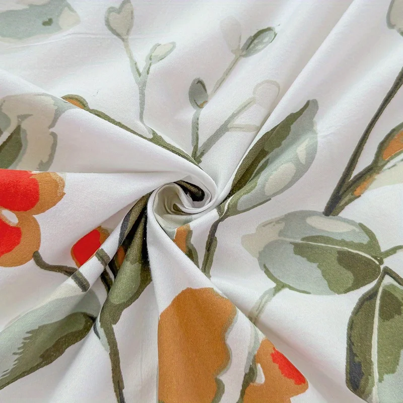 2 Stück schöne neue Blumen-Kissenbezüge (zwei Kissenbezüge, kein Kissenkern) – Detail 6