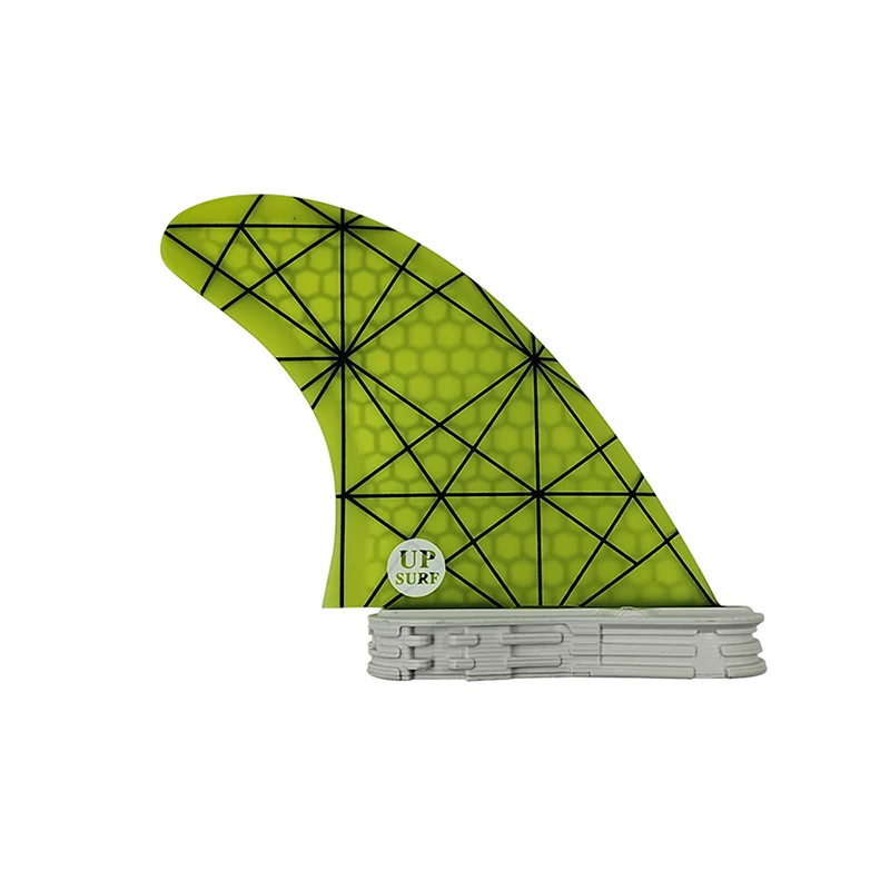 UPSURF FCS 2 Fins M/L Surfboard Fins Yellow Thruster Honeycomb Carbon Quilhas Paddle Board Sup Surf Fin g5/g7 Tri Fin