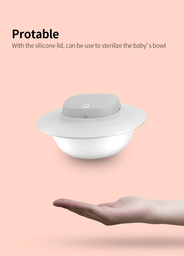 Small Pacifier Sterilizer UV Toothbrush Holder Cabin Money Electric Portable Uv Sterilizer for Pacifier