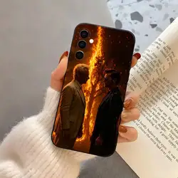 Good Omens Aziraphale & Crowley Black TPU Soft Phone Case - Samsung a50 30s 50s (Z1)