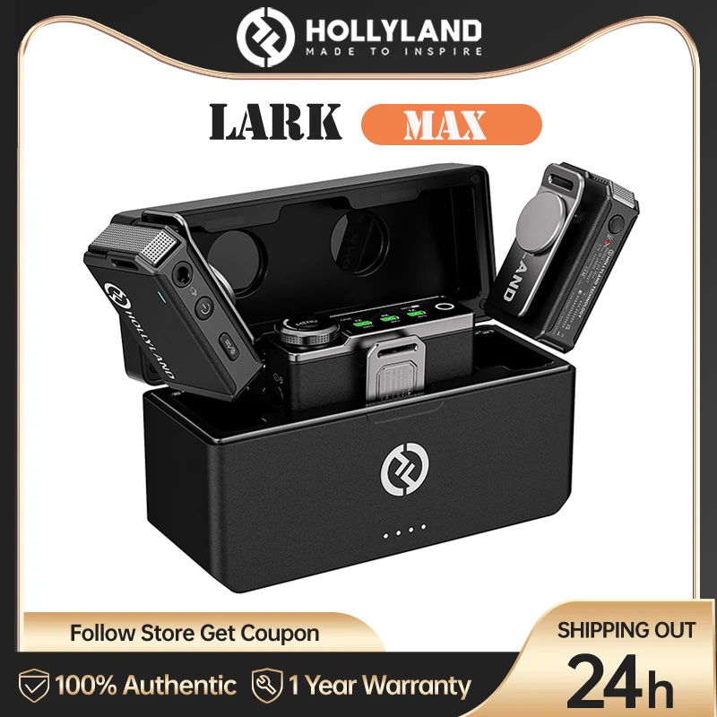 Microfono Lavalier HollyLand Lark Max - Nero, Omnidirezionale Per Video
