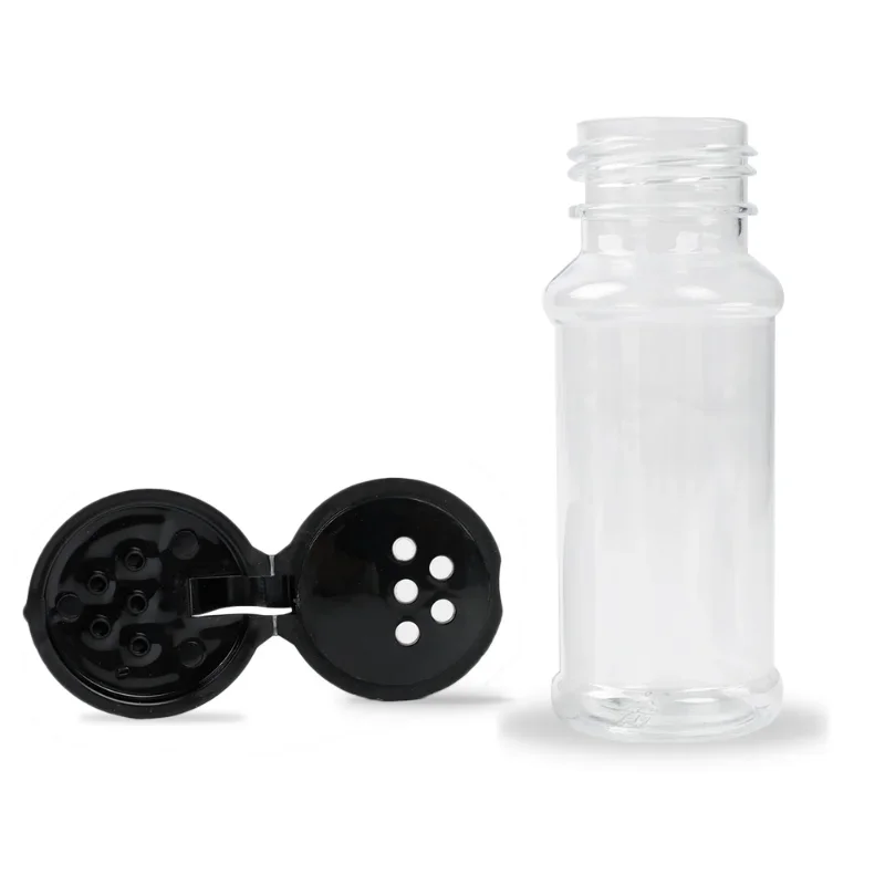 Jars for Spices Portable Seasoning Shaker Bottles Plastic Salt and Pepper Shaker Barbecue Condiment Container for Kitchen Gadget