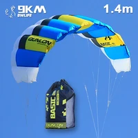 9KM 0.6~1.5㎡ 2 Line Traction Kite Professional Beginner Parafoil Power Trainer Kite With Bag 1