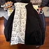 Y2K Fashion Autumn And Winter American New Printed Lambswool Double-sided Coat Men And Women Vintage Gothic Trend Casual Coats 5
