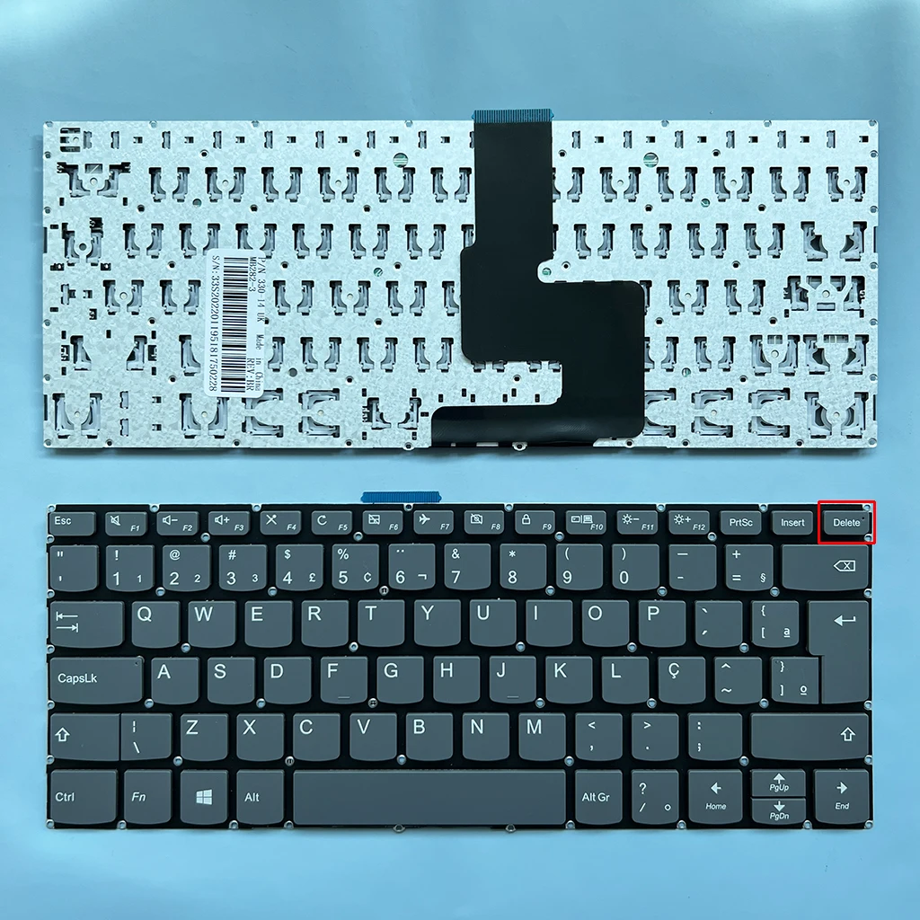 520-14 Tastiera Brasiliana Per Lenovo Yoga 520-14Ikb Ideapad C340-15Iml C340-15Iil C340-15Iwl 80Ym 80 X8 81 C8 Muslimate Sn20M61595