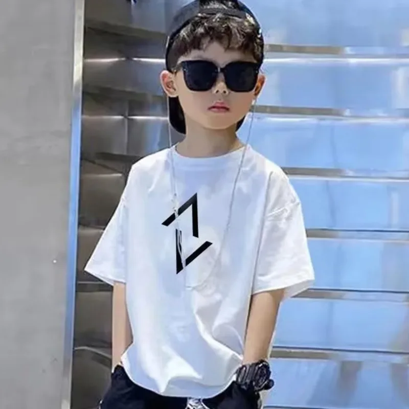 Summer Oufi T Shirt Children's T-shirts Clothes For Teenagers Clothing T-shirt Tops Boy Boys 6yrs 12yrs Short Sleeve Tee Teenage 4
