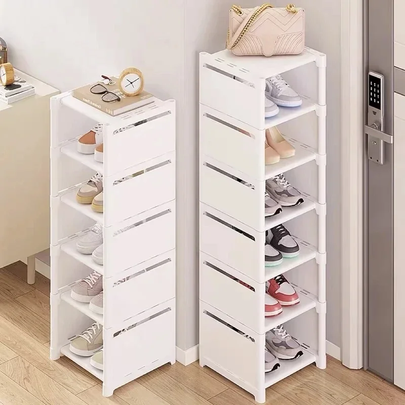 

4-7 Layers Shoe Cabinet Shoe Rack Storage Organizer Shoe Storage Rack Space Saving Suitable For Corner Storage Organizer Shelf