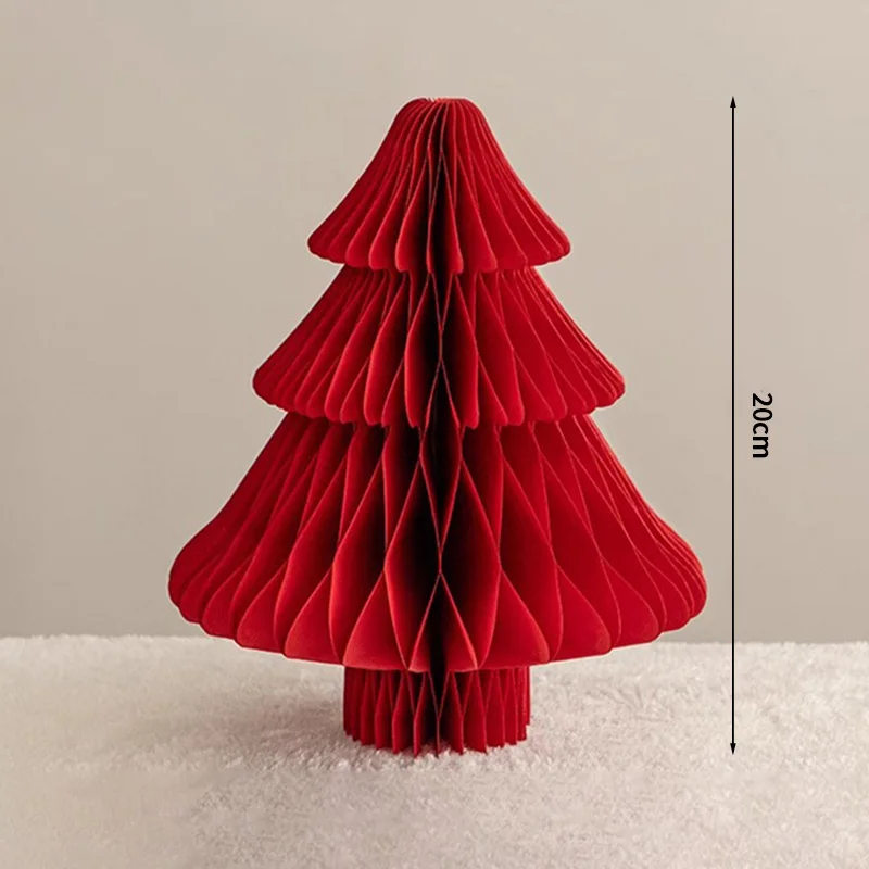 thumbnail image 1 of Bolas de nido de abeja para Navidad, colgantes de bolas de papel para árbol de Navidad, adornos para decorar el ambiente, suministros y accesorios, 1 of 5
