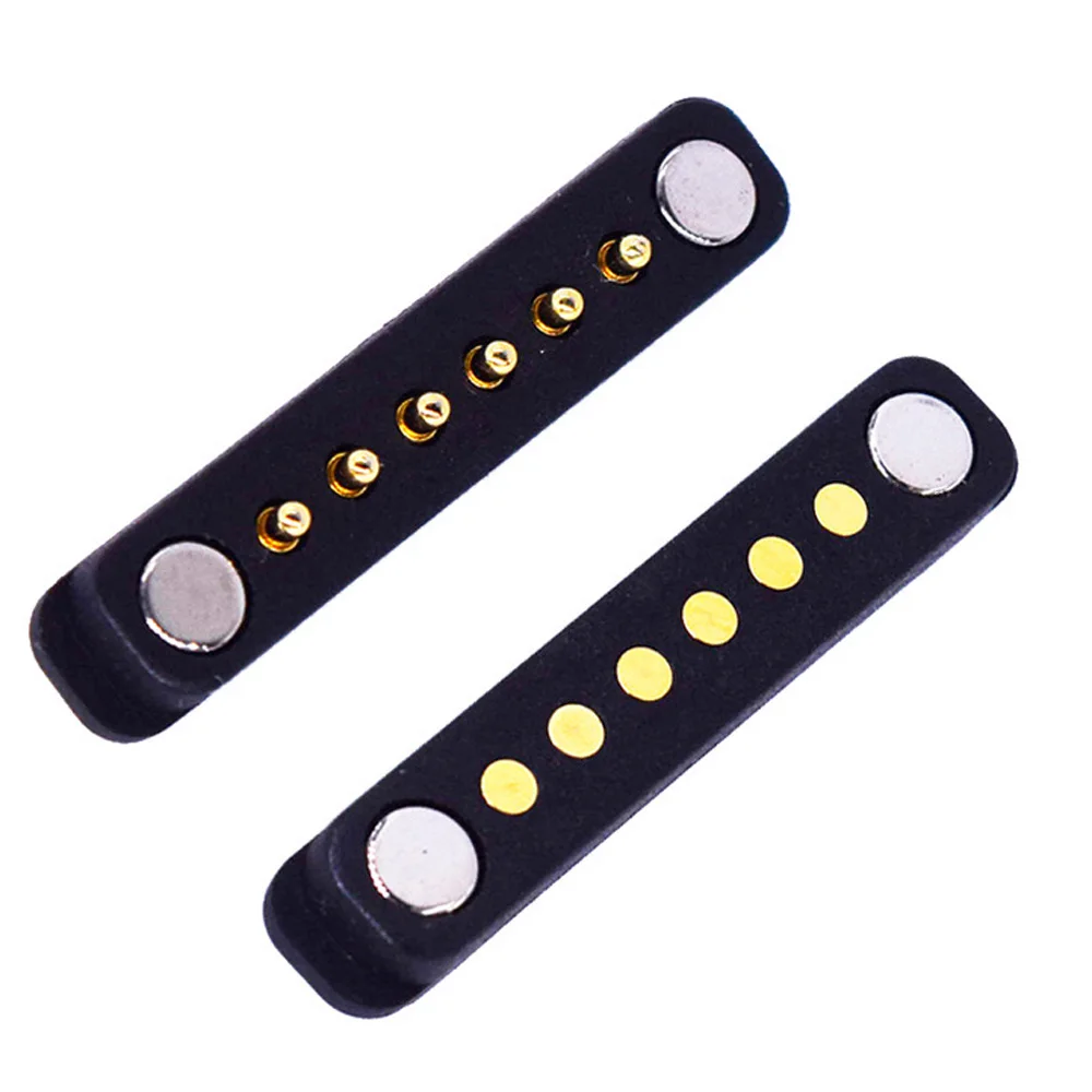 10세트 36V1A 자기식 포고핀 커넥터 2핀/10핀 포고핀 암수 2.54mm 2.8mm 스프링 장착 DC 마그넷 전원 소켓