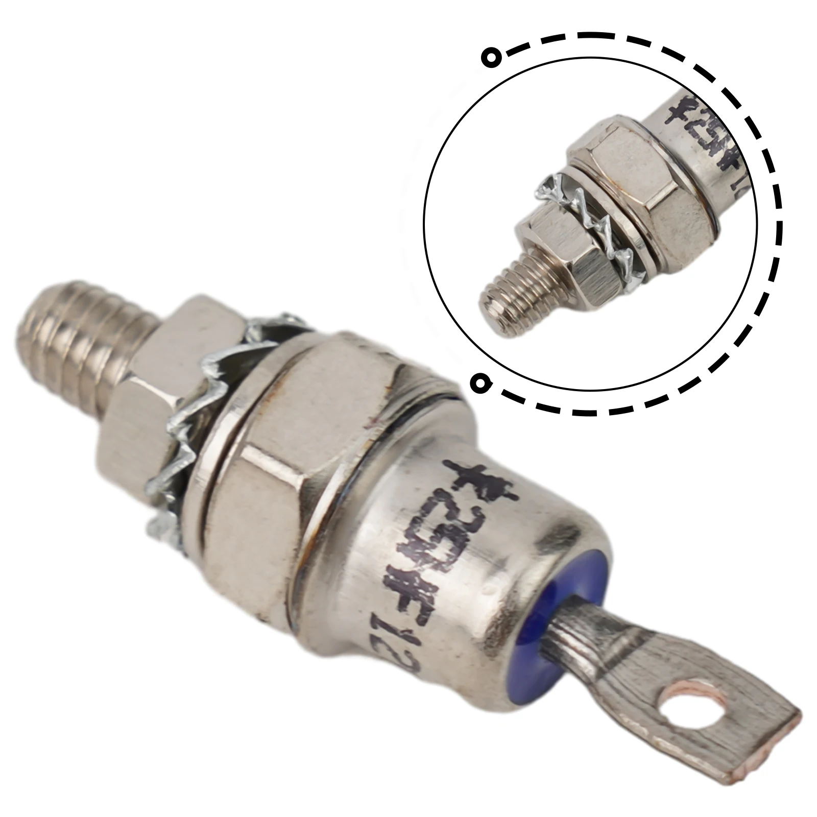 Description Picture 6 of itemStud Diode Rectifier 25HF R120 40HF R120 50HF R120 70HF R120 85H F R120 85A 70A 50A 40A 25A 1200V Positive Negative Stud Mount