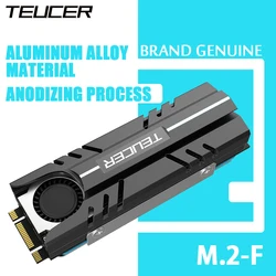 TEUCER M.2 SSD Heat Sink with Active Cooling Fan and Thermal Pad (M2-5)