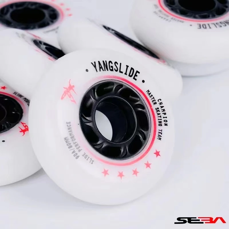 YOUNGSLIDE MST 90A Sliding Wheels for SEBA FSK Slide Skating Drift Shift Roller Inline Skates Tires 90A 72mm 76mm 80mm 8pcs