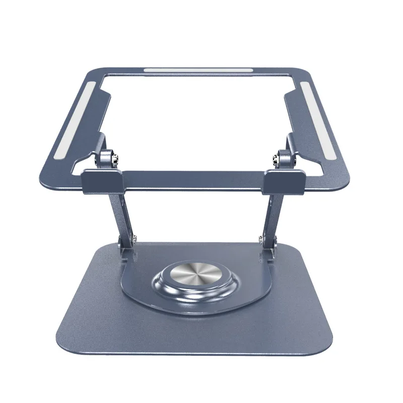 Soporte Portátil Ergonómico, Madera Y Aluminio, Altura Ajustable 4.6-31 Cm | Para Portátiles 10-16", Plegable, Con Almacenamiento