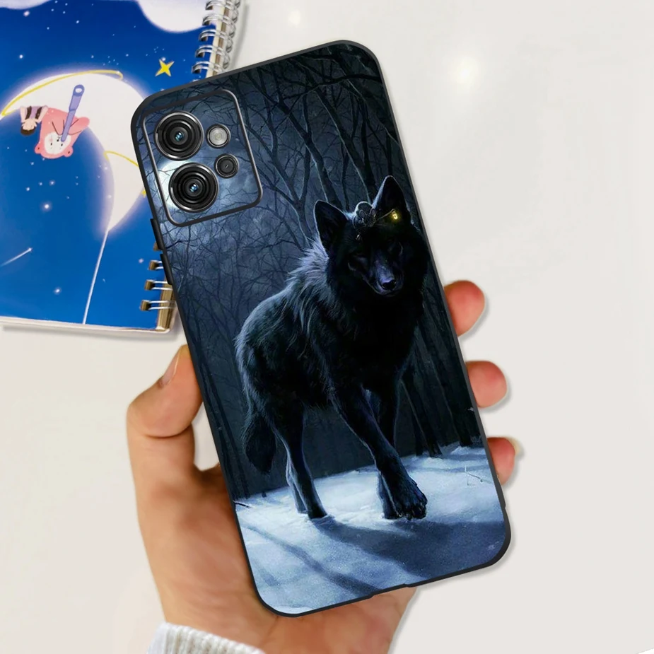 Cute Cat Butterfly Soft Silicone Phone Case, 6.5'' Coque