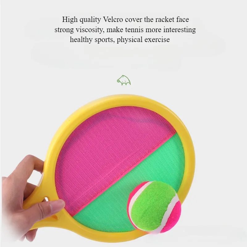 Toss and Catch Balls Set Toss Paddle Beach Parent-Child Interactive Back Yard Games Lawn Target Throw Catch Sticky Outdoor Toys