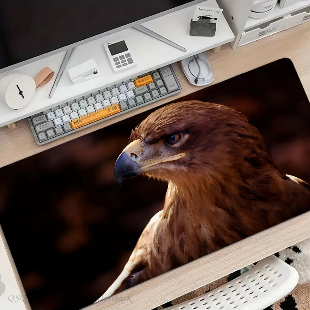 1pc Eagle Raptor Mouse Mat Desk Mat With Pad Gaming Accessories Prime Gaming XXL Keyboard Pad 4