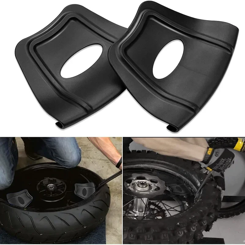 

2PCS Rim Protectors Rim Shields Guards Wheel and Tire Tool for Bike ATV Quad Motorcycle Tyre Tire Installation