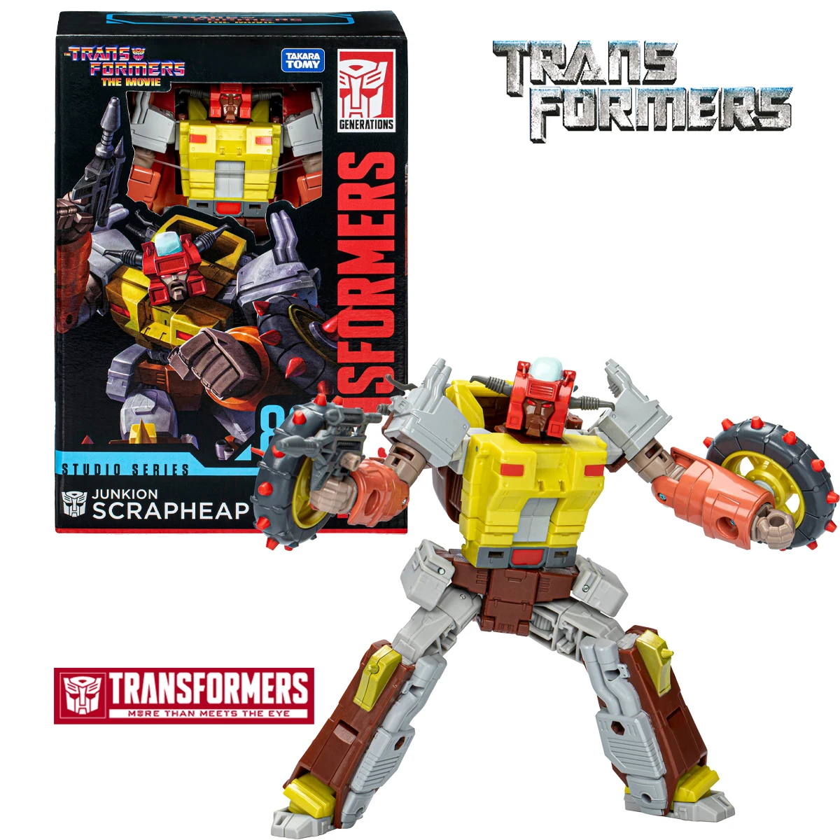 

Hasbro Transformers Studio Series Voyager The Transformers: The Movie 86-24 Junkion Scrapheap Action Figures Transforming Toys
