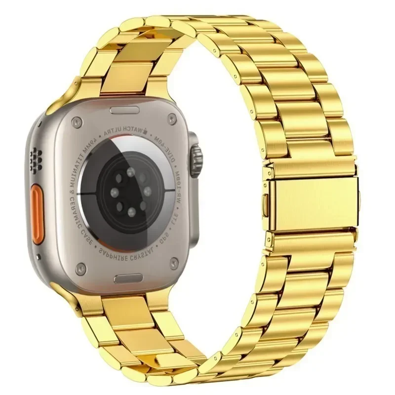 Sleek Stainless Steel Metal Link Bracelet