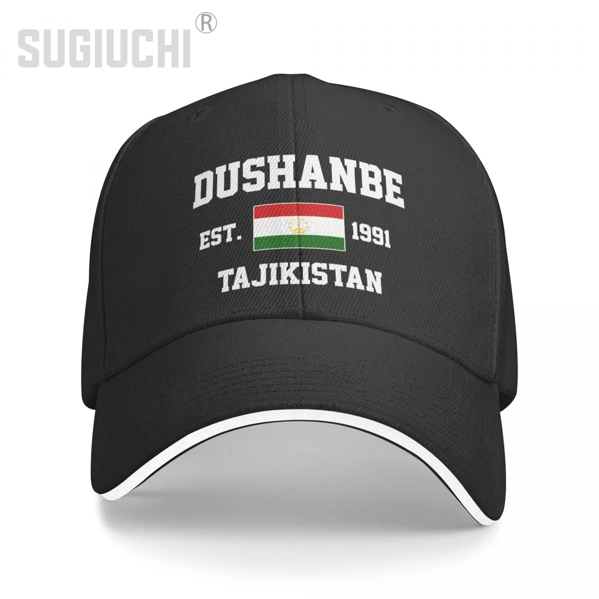 

Baseball Cap Tajikistan EST.1991 Dushanbe Capital Men Women Unisex Hip Hop Sandwich Caps Snapback Golf Hat Fishing