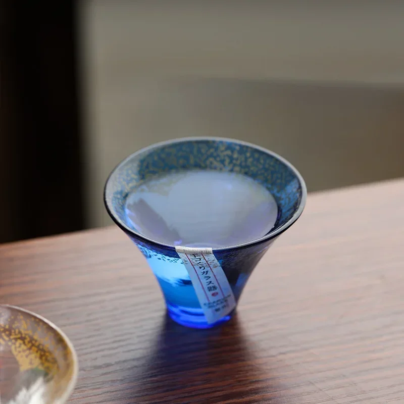 65ml Japanese Handmade Crystal Sake Cup Japanese Mount Fuji Tea Cup Lead-free Glass Shot Glass Couple Pair Glasses Wedding Gift tea cup,wine cup,wine glass,spirits cup,drinking glasses