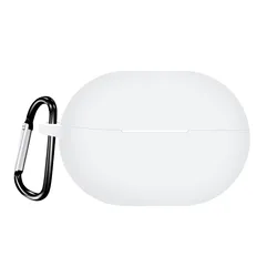Durable Anti - Scratch Silicone Protective Case with Hook (White)