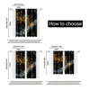 2 pcs, filtering curtains (excluding rods, non-movable, without batteries) Golden Piano & Musical Notes for use in bedrooms and 6