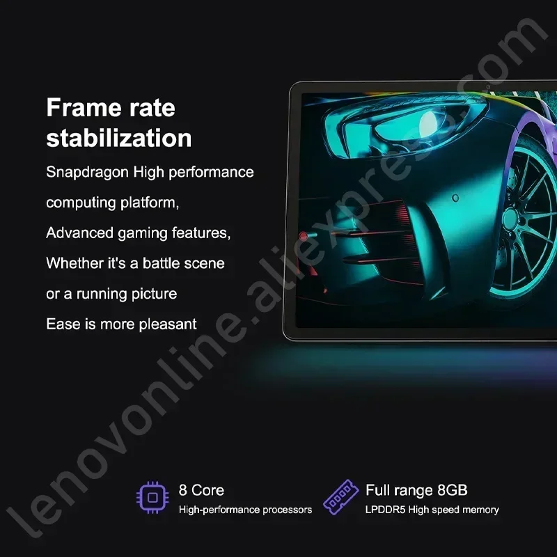 New Product Original Lenovo Xiaoxin Pad Pro 12.7 2023 Snapdragon 870 2944*1840 144Hz 8G+128G/256G 10200mAh 5