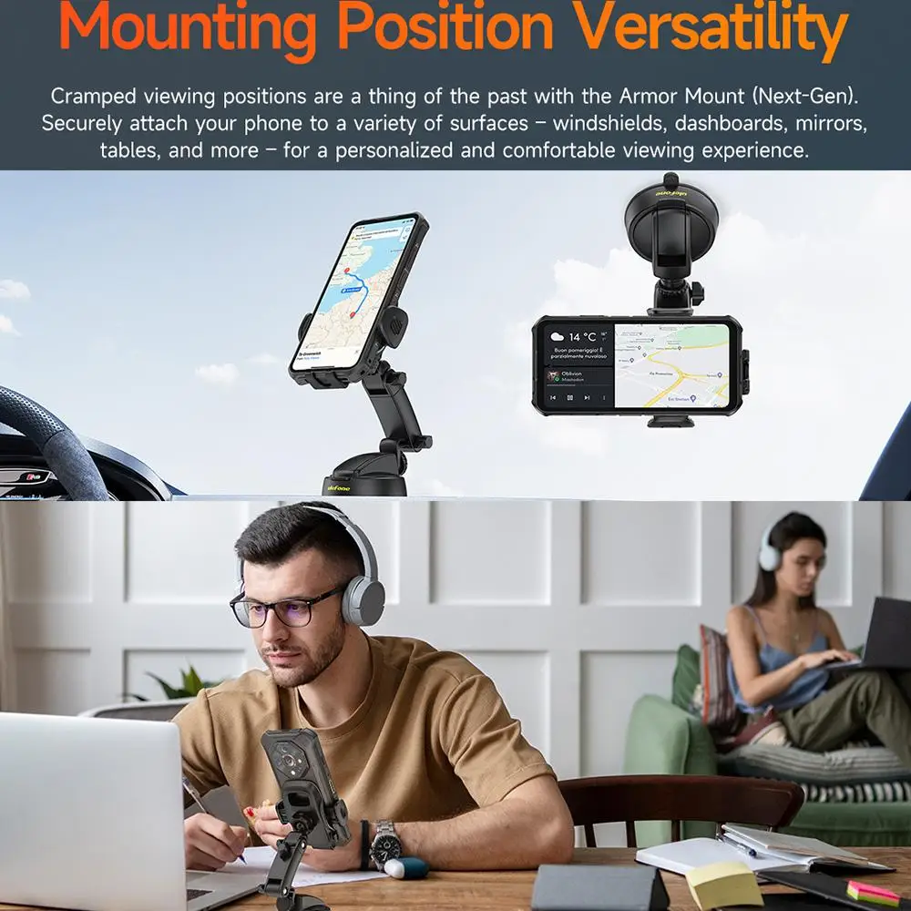 Ulefone UAN16 Armor Mount Car / Desktop Phone Holder