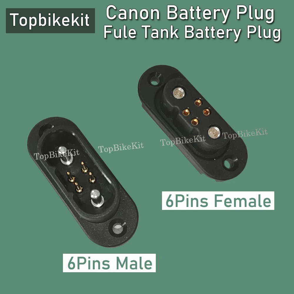 Ebike Shanshan Canon Battery 6pins Power Plug Connector/ Ebike Battery 6pins Plug connector Male/Female for Fule Tank ebike battery holder