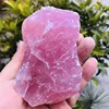 Large Natural Rose Quartz Crystal Reiki healing Specimen Rough Loose Stone Chakra Minerals Wedding Home Decoration 2