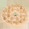 Kids Wooden Memory Match Stick Chess Game Fun Block Board Game Educational Color Cognitive Ability Toy For Children 3