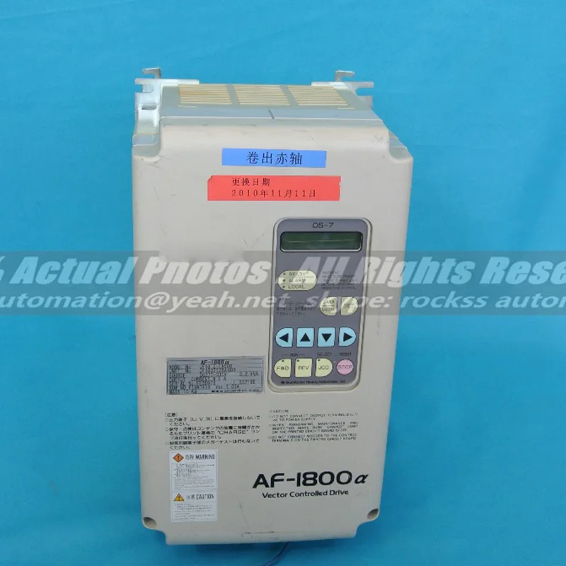 

Controller AF-1800a UF 1812-1A500 UF1812-1A500 Used In Good Condition