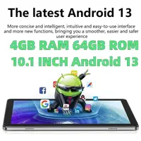 Hot Sales K12 10.1 Inch Android 13 Tablet PC 4GB DDR RAM 64GB Flash ROM RK3562 Quad-Core CPU 1280 x 800 IPS Type-C 6000mAh 1