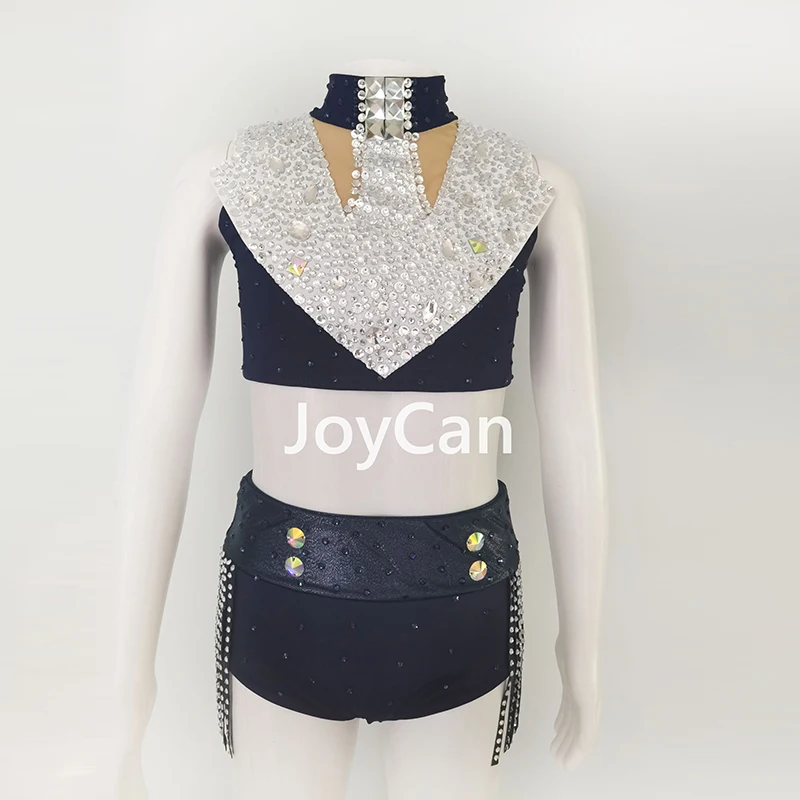 

Лирическое танцевальное платье JoyCan, черный костюм для джазовых танцев, танцевальная одежда для девушек, тренировочный костюм для выступлений