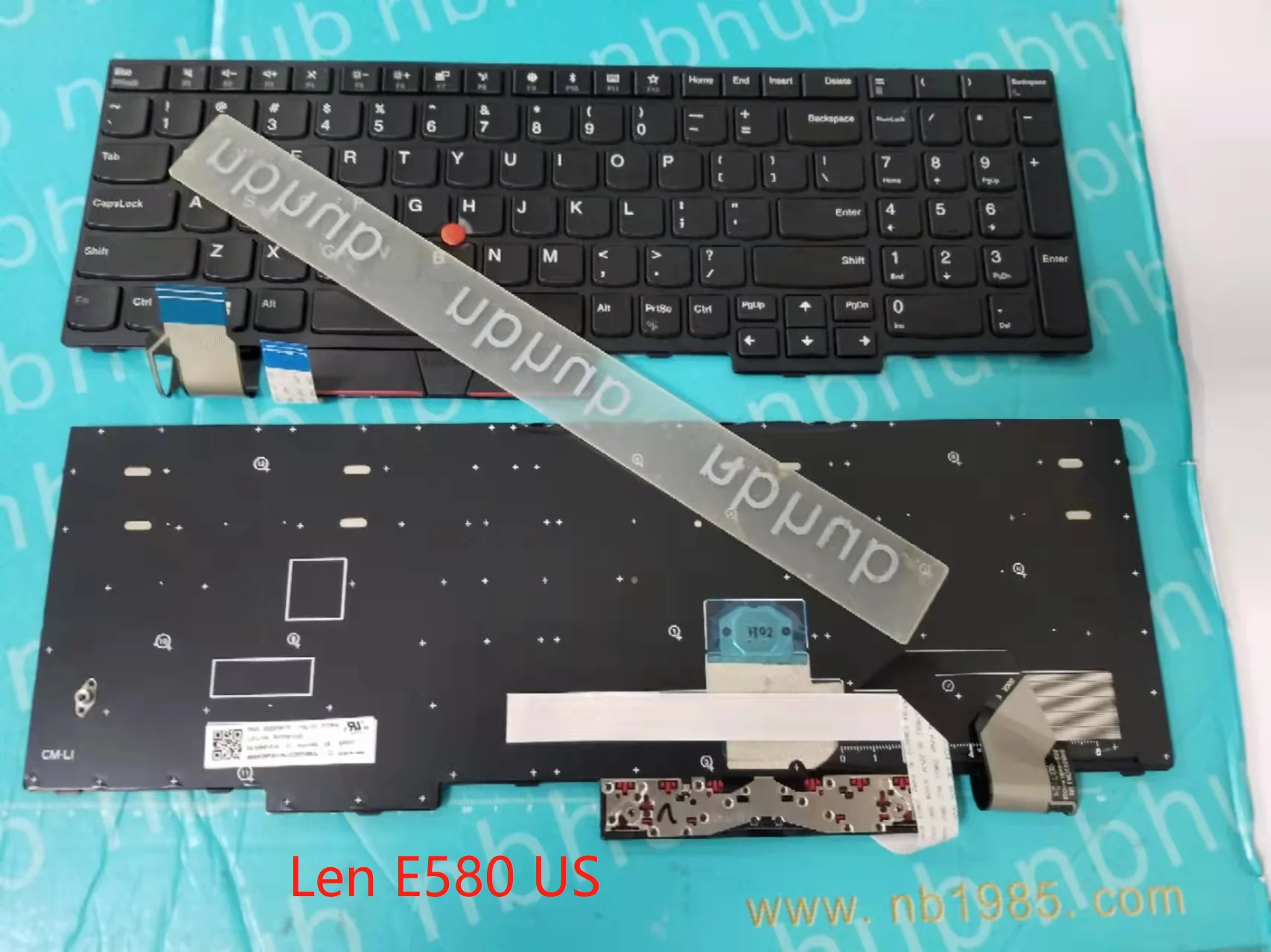 Nuovo Per Lenovo Thinkpad E580 E585 E590 E595 L580 L590 T590 Tastiera Usa Con Punto Senza Retroilluminazione