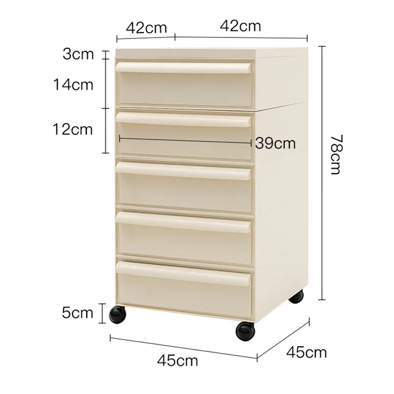 Mid-Ancient Silent Style Bedside Table Ins Mobile Storage Cabinet Minimalist Creative Small Cabinet Mini Simple Side New