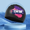 Women Men Waterproof Flexible Silicone 3D Pool Hat Hair for Protection Swim Pool Swimming Cap for Head Cover for Adults Dropship 5