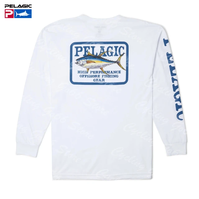 PELAGIC Fishing Clothes Men Long Sleeve Moisture-wicking Fishing