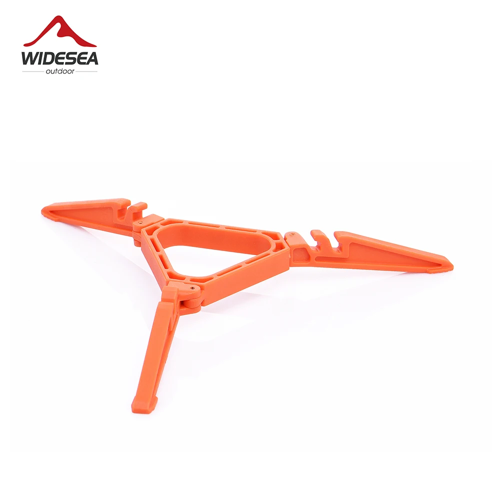 Widesea Foldable Gas Tank Bracket Outdoor Stove Accessories Base Camping Burner Flat Canister Tripods Holder Stable Tool Stand 3