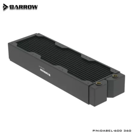 Barrow Dabel60d Radiador de Cobre Vermelho Ferramenta de Refrigeração de Água Cpu Overclocking Cooler Espessura 60 mm 12cm Fan 120 240 360 480 - Imagem 2