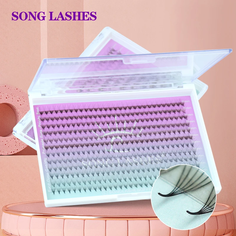 Song Lashes Pointy Base Promade Fans Eyelash Extension Sharp Thin