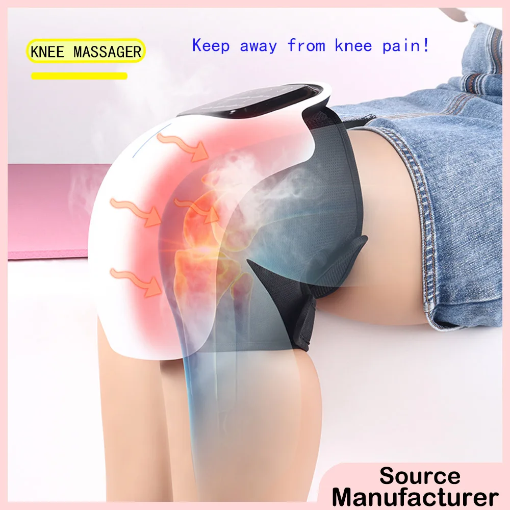 전기 다리 관절 온열 진동 마사지기, 스마트 핫 압축 팔꿈치 어깨 이완 장치, 적외선 레이저 무릎 마사지 키트