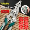 Foldable Wire Stripper Multifunctional Wire Stripper Wire Stripping Pliers Crimper Wire Crimping Tool for Electricians Home DIY