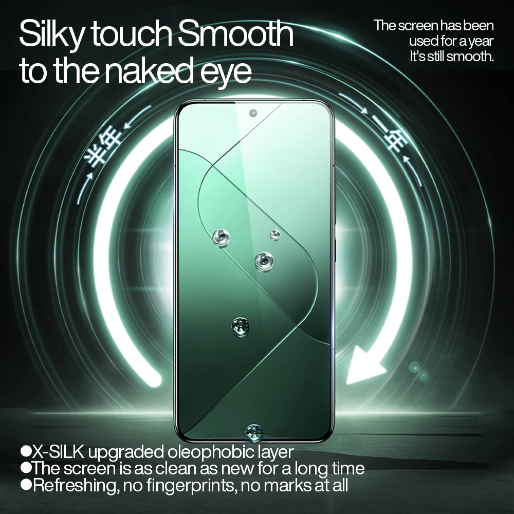 Premium Screen Protector, Dust-Free Tempered Glass Film, 1/2PCS