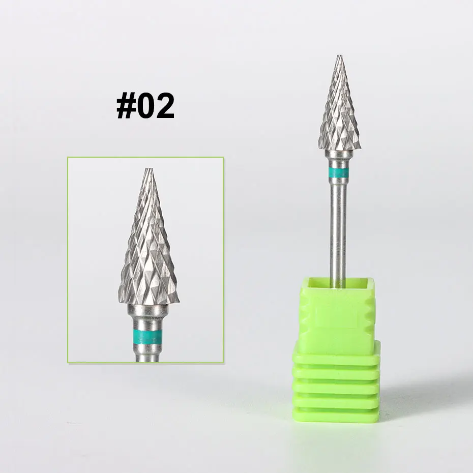 Premium Tungsten Steel Nail Drill Bit for Gel Removal