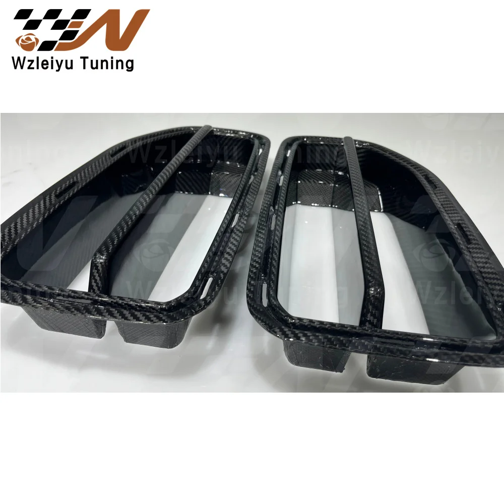 

Dry Carbon Fiber Front Bumper Grill Fit For BMW G87 M2 High Quality Fitment