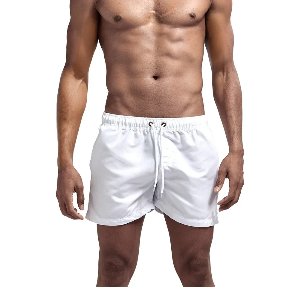 Quick Dry Men's Swim Shorts with Pockets