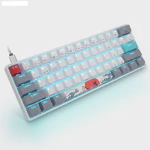

Skyloong Mechanical Keyboard USB Wired LED Backlit Axis GK61 SK61 61 Keys Gaming Mechanical Keyboard Gateron Switches Gamer Kits
